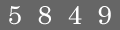 type in code